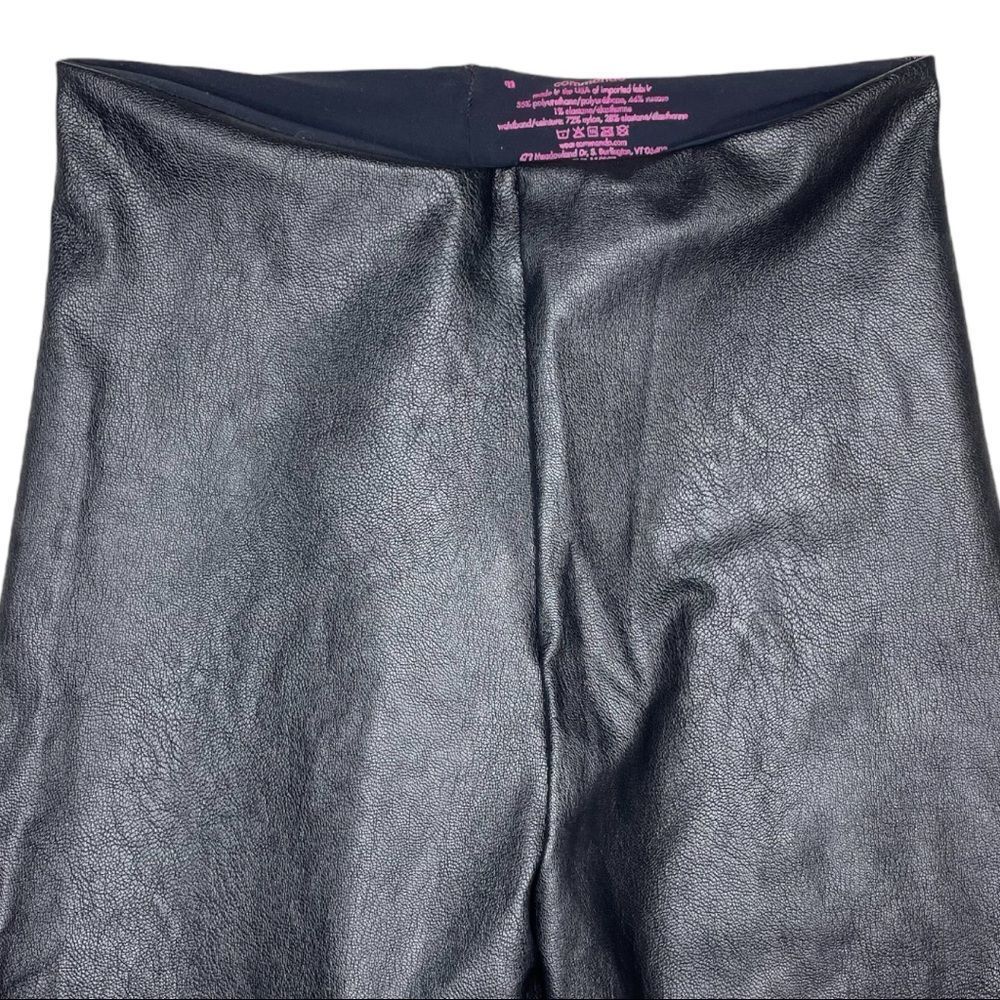 Commando Perfect Control Black Faux Leather Legging Size Medium - Picture 8 of 12